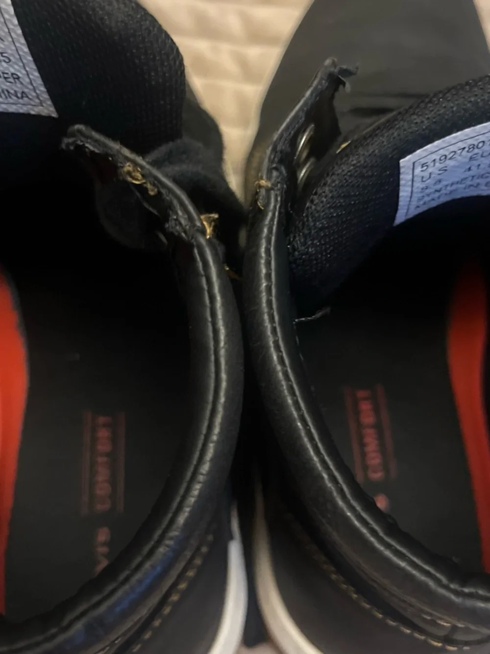 Levi's Men's Black High-Top Sneakers with Tan Logo Patch